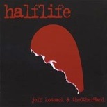 HalfLife album cover: a red half-heart on black